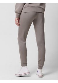 outhorn - Spodnie dresowe joggery damskie - szare. Kolor: szary. Materiał: dresówka #4