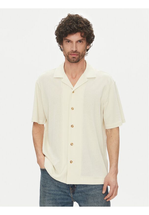 Liu Jo Koszula QA5153 J4929 11001 Écru Regular Fit. Materiał: bawełna