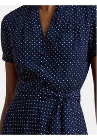 Lauren Ralph Lauren - LAUREN RALPH LAUREN Sukienka koszulowa 200P11525001 Granatowy Regular Fit. Kolor: niebieski. Materiał: syntetyk. Typ sukienki: koszulowe #5