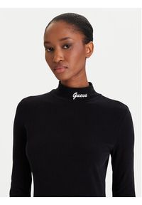Guess Sukienka codzienna V5BK04 KCBF1 Czarny Slim Fit. Okazja: na co dzień. Kolor: czarny. Materiał: bawełna. Typ sukienki: proste. Styl: casual