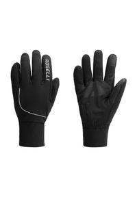 ROGELLI - Rękawiczki zimowe męskie Rogelli Tocco. Kolor: czarny. Materiał: softshell. Sezon: zima #1
