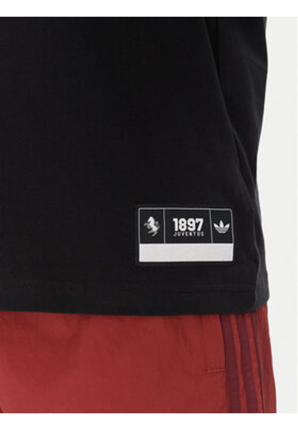 Adidas - adidas T-Shirt Juventus VRCT JL6114 Czarny Regular Fit. Kolor: czarny. Materiał: bawełna