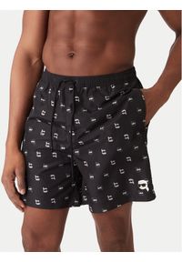 Karl Lagerfeld - KARL LAGERFELD Szorty kąpielowe A3M46007 Czarny Regular Fit. Kolor: czarny. Materiał: syntetyk #1