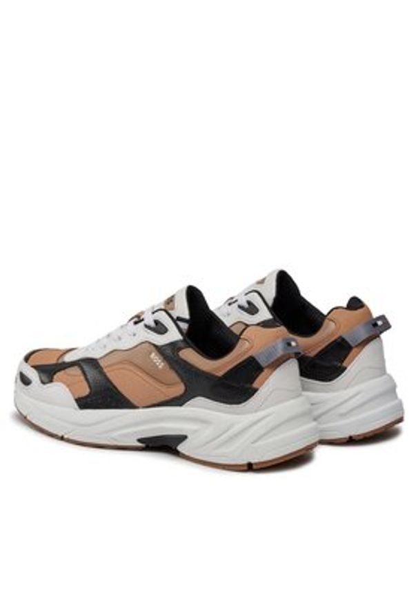 BOSS - Boss Sneakersy Levitt Runn 50513142 Biały. Kolor: biały. Materiał: materiał