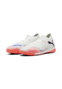 Puma - Buty piłkarskie unisex FUTURE 8 MATCH TT PUMA White Black Glowing Red. Kolor: czerwony, biały, wielokolorowy, czarny. Sport: piłka nożna