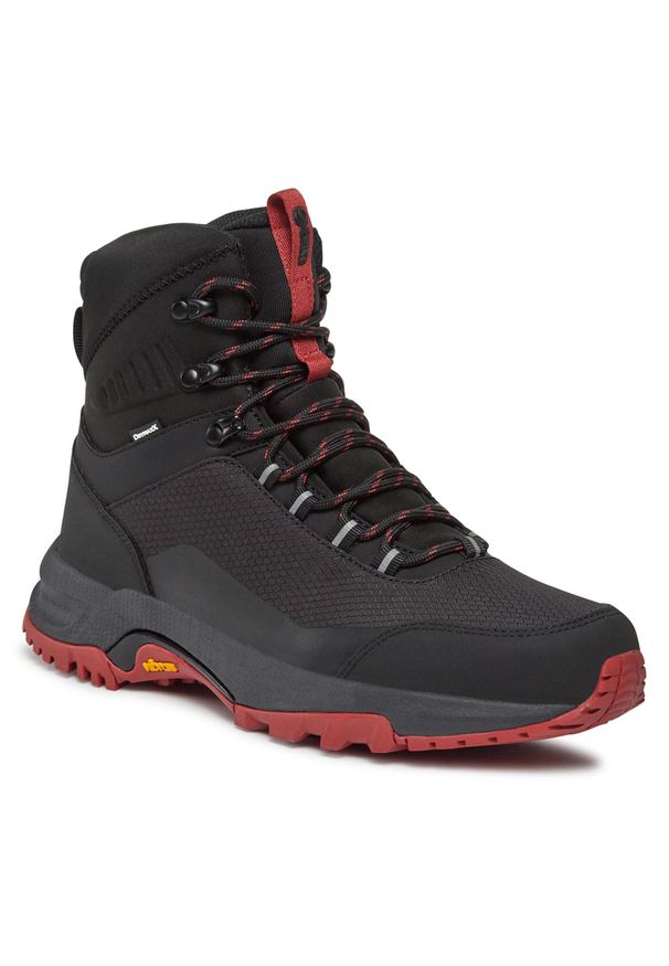 Trekkingi Halti Rorvik Mid Drymaxx 054-2805 Black/Bordeaux P9969. Kolor: czarny. Sport: turystyka piesza