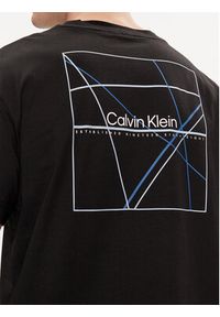 Calvin Klein T-Shirt Linear Back Logo K10K112486 Czarny Regular Fit. Kolor: czarny. Materiał: bawełna #3