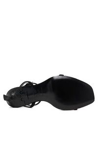 Tory Burch Sandały Pave Heeled 175463 Czarny. Kolor: czarny. Materiał: skóra, zamsz #5