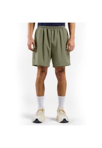 Spodenki męskie Odlo ESSENTIAL 6 INCH 2-in-1 short. Kolor: zielony. Sport: bieganie