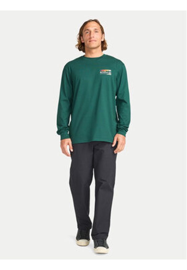 Billabong Longsleeve Range EBYZT00391 Zielony Regular Fit. Kolor: zielony. Materiał: bawełna. Długość rękawa: długi rękaw