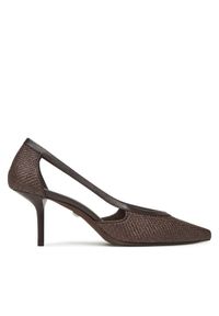 Max Mara Szpilki Strawpump 2514521312600 Brązowy. Kolor: brązowy. Materiał: materiał. Obcas: na szpilce #1