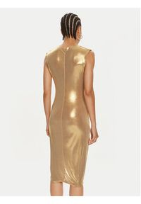 NORMA KAMALI Sukienka koktajlowa ST1243LMD45008 Złoty Slim Fit. Kolor: złoty. Materiał: syntetyk. Styl: wizytowy #5