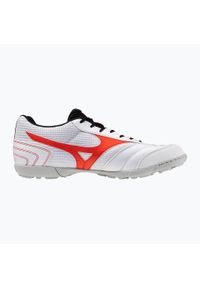 Buty piłkarskie męskie Mizuno MRL Sala Club TF white/radiant red 44 EU. Kolor: czarny, pomarańczowy, biały, wielokolorowy. Sport: piłka nożna