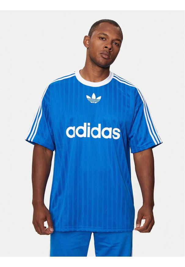 Adidas - adidas T-Shirt adicolor IM9456 Niebieski Loose Fit. Kolor: niebieski. Materiał: syntetyk