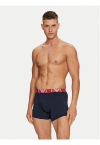 Emporio Armani Underwear Komplet 3 par bokserek 111473 4F715 64135 Granatowy. Kolor: niebieski. Materiał: bawełna #4