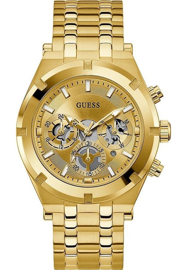 Zegarek Guess Zegarek męski Guess GW0260G4 złoty. Kolor: złoty