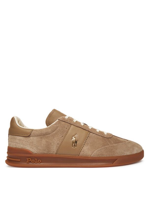 Polo Ralph Lauren Sneakersy Hrt Aera Pp 809978010002 Beżowy. Kolor: beżowy. Materiał: zamsz, skóra