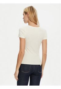 Guess T-Shirt O5RI02 KBBU1 Beżowy Regular Fit. Kolor: beżowy. Materiał: bawełna #5
