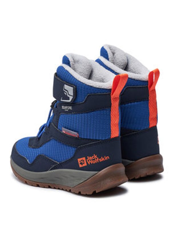 Jack Wolfskin Śniegowce Polar Bear-B Texapore High Vc K A62145 Niebieski. Kolor: niebieski. Materiał: materiał