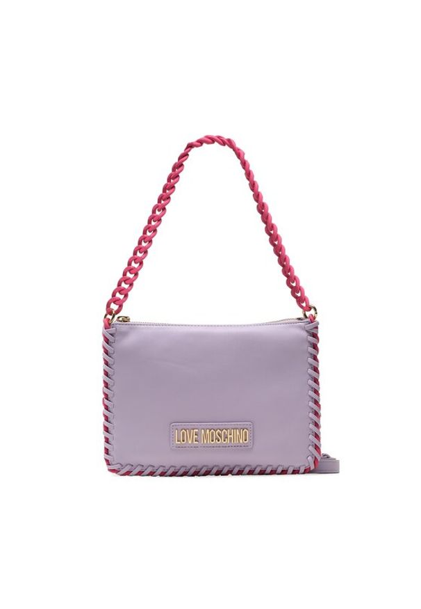 Love Moschino - LOVE MOSCHINO Torebka JC4245PP0GKQ165A Fioletowy. Kolor: fioletowy. Materiał: skórzane