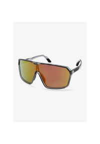 Okulary rowerowe Rudy Project Spinshield - crystal ash/multilaser sunset. Kolor: szary
