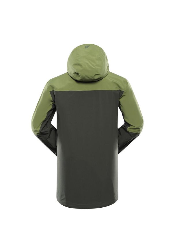 ALPINE PRO - Kurtka męska trekkingowa wodoodporna Alpine Pro Zarr 2. Kolor: zielony. Materiał: hardshell. Sport: turystyka piesza, wspinaczka