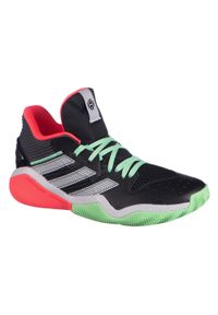 Adidas - Buty Do Koszykówki Harden Stepback Męskie. Zapięcie: sznurówki. Kolor: zielony, różowy, wielokolorowy, czarny. Materiał: materiał, syntetyk, kauczuk. Szerokość cholewki: normalna. Sport: koszykówka #1