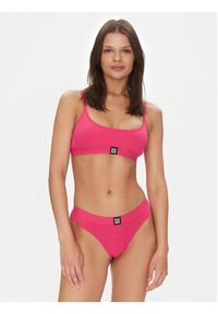 Hugo - HUGO Biustonosz top Bralette Rib 50496811 Różowy. Kolor: różowy