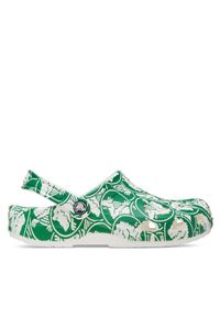 Crocs Klapki Classic Duke Print Clog 210003 Zielony. Kolor: zielony. Wzór: nadruk