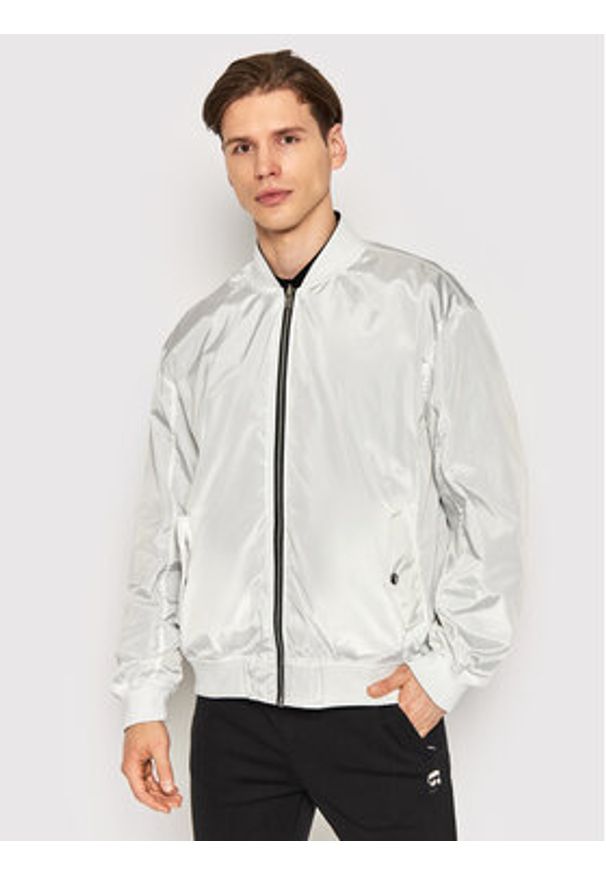 Karl Lagerfeld - KARL LAGERFELD Kurtka bomber 505005 521501 Kolorowy Regular Fit. Typ kołnierza: dekolt w karo. Materiał: syntetyk. Wzór: kolorowy