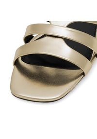 Nine West Klapki 123AL1207-1 Złoty. Kolor: złoty. Materiał: syntetyk #7