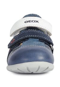 Geox buty dziecięce kolor fioletowy. Nosek buta: okrągły. Zapięcie: rzepy. Kolor: fioletowy. Materiał: materiał, skóra, guma, włókno #3