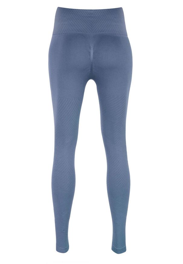 BESHAPED - Legginsy fitness damskie Beshaped Femme Force bezszwowe. Kolor: niebieski. Materiał: nylon. Sport: fitness