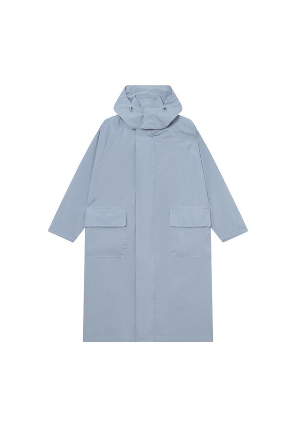 Kubota Kurtka Przeciwdeszcowa Unisex Parka Turystyczna. Kolor: niebieski. Materiał: poliester. Sport: turystyka piesza