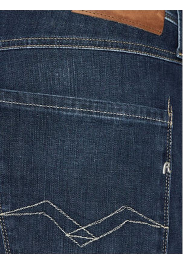 Replay Jeansy M914J.000.785 Granatowy Slim Fit. Kolor: niebieski
