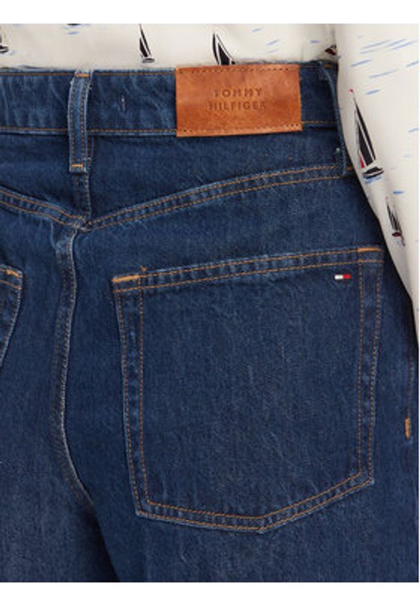 TOMMY HILFIGER - Tommy Hilfiger Jeansy WW0WW44360 Niebieski Wide Leg. Kolor: niebieski