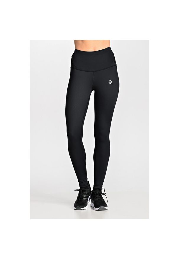 NESSI SPORTSWEAR - Legginsy ocieplane do biegania damskie Nessi Sportswear. Kolor: czarny. Sport: bieganie