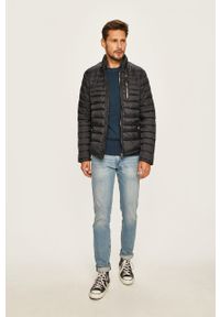 PRODUKT by Jack & Jones - Jack & Jones - Sweter. Kolor: niebieski. Materiał: bawełna, materiał, dzianina, elastan, nylon, poliester. Wzór: gładki #5