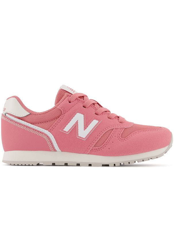 Buty New Balance YC373BP2 – różowe. Okazja: na uczelnię, na co dzień. Kolor: różowy. Materiał: syntetyk, guma, materiał. Szerokość cholewki: normalna. Model: New Balance 373