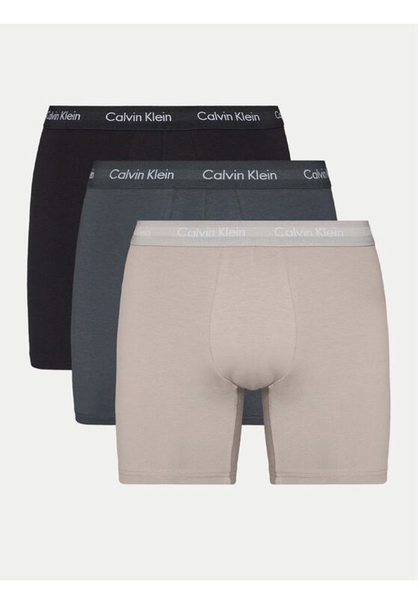 Calvin Klein Underwear Komplet 3 par bokserek 000NB1770A Kolorowy. Materiał: bawełna. Wzór: kolorowy