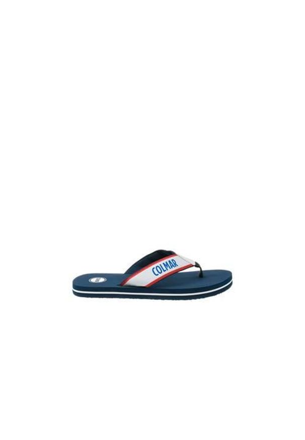 Japonki męskie Colmar Flip Flop Originals. Zapięcie: bez zapięcia. Kolor: wielokolorowy, niebieski. Materiał: materiał, syntetyk. Szerokość cholewki: normalna. Sport: turystyka piesza