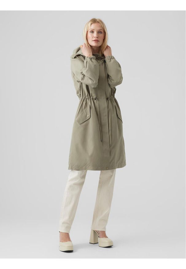 Vero Moda Parka Pernille Alison 10282329 Zielony Regular Fit. Kolor: zielony. Materiał: syntetyk