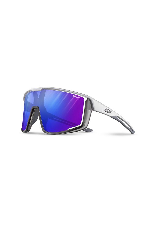 Okulary rowerowe JULBO Fury fotochrom biało szare Reactiv High Contrast kat.1-3. Kolor: biały. Sport: turystyka piesza