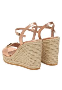 Love Moschino - LOVE MOSCHINO Espadryle JA1615BI0OIC0600 Różowy. Kolor: różowy. Materiał: skóra #4