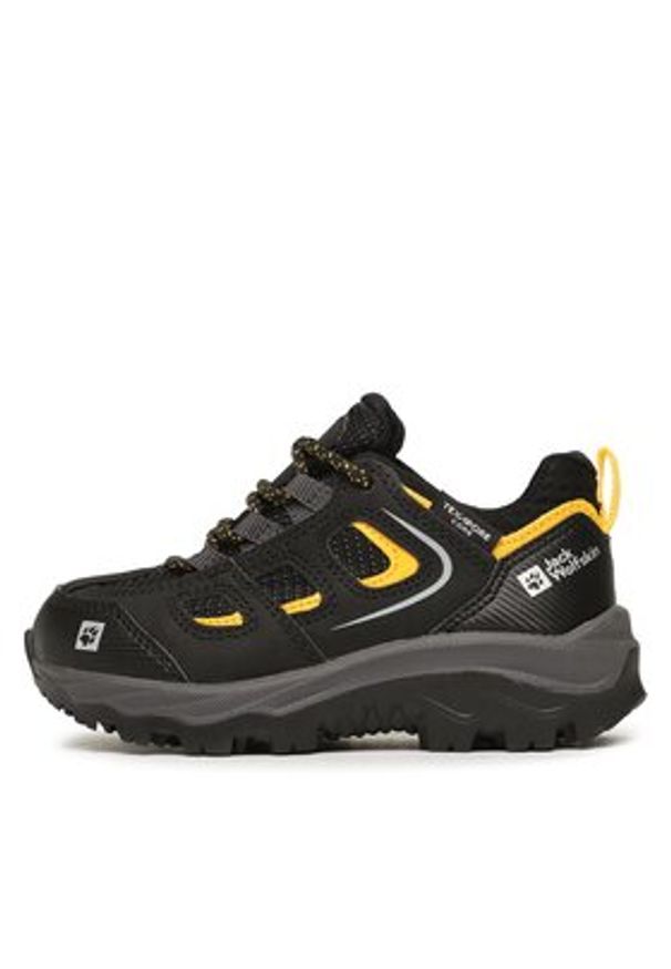 Jack Wolfskin Trekkingi Vojo Texapore Low K 4042191 Czarny. Kolor: czarny. Materiał: materiał. Sport: turystyka piesza