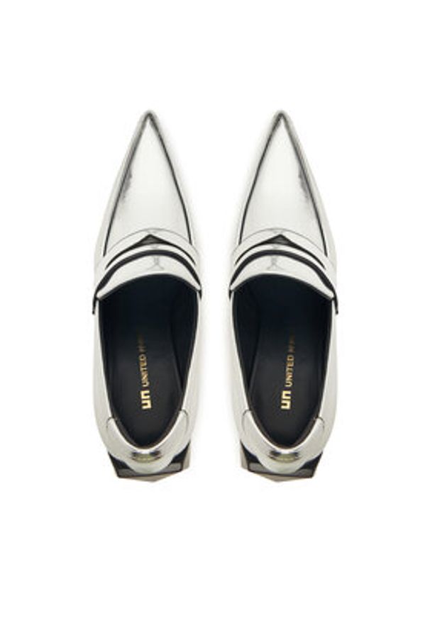 United Nude Półbuty Gem Loafer Hi 1095514116 Srebrny. Kolor: srebrny. Materiał: skóra