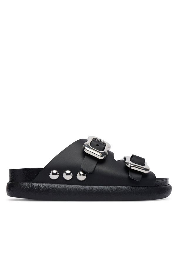 Klapki Scholl. Kolor: czarny