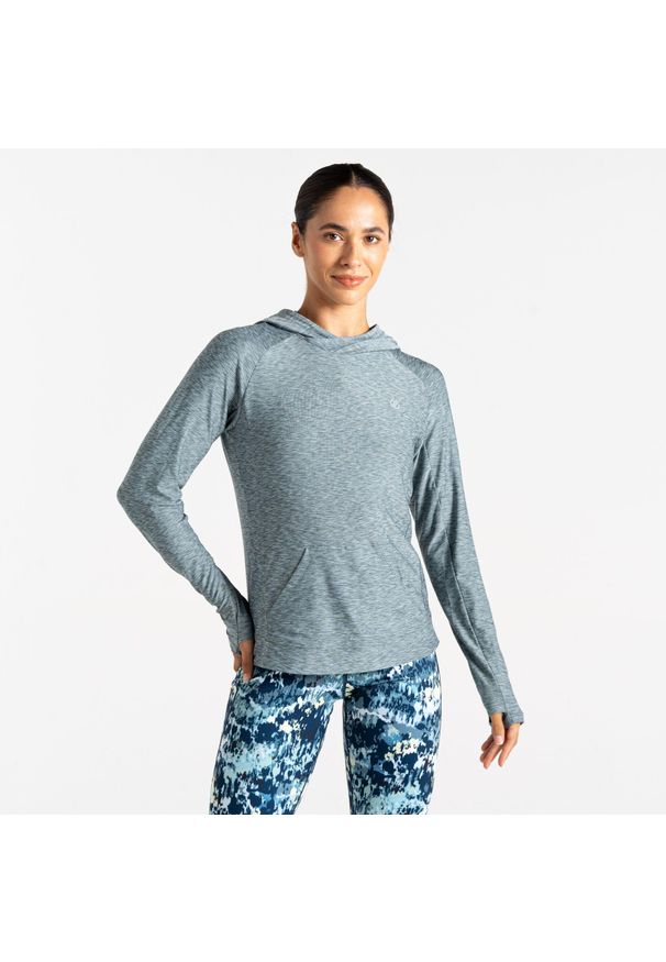 DARE 2B - Damska lekka bluza fitness Sprint City. Kolor: brązowy, szary, wielokolorowy. Sport: fitness, bieganie