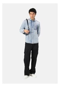 Tommy Jeans Koszula jeansowa DM0DM21362 Niebieski Regular Fit. Kolor: niebieski. Materiał: bawełna #3
