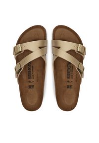 Birkenstock Klapki Yao Balance 1016685 Złoty. Kolor: złoty. Materiał: skóra #3